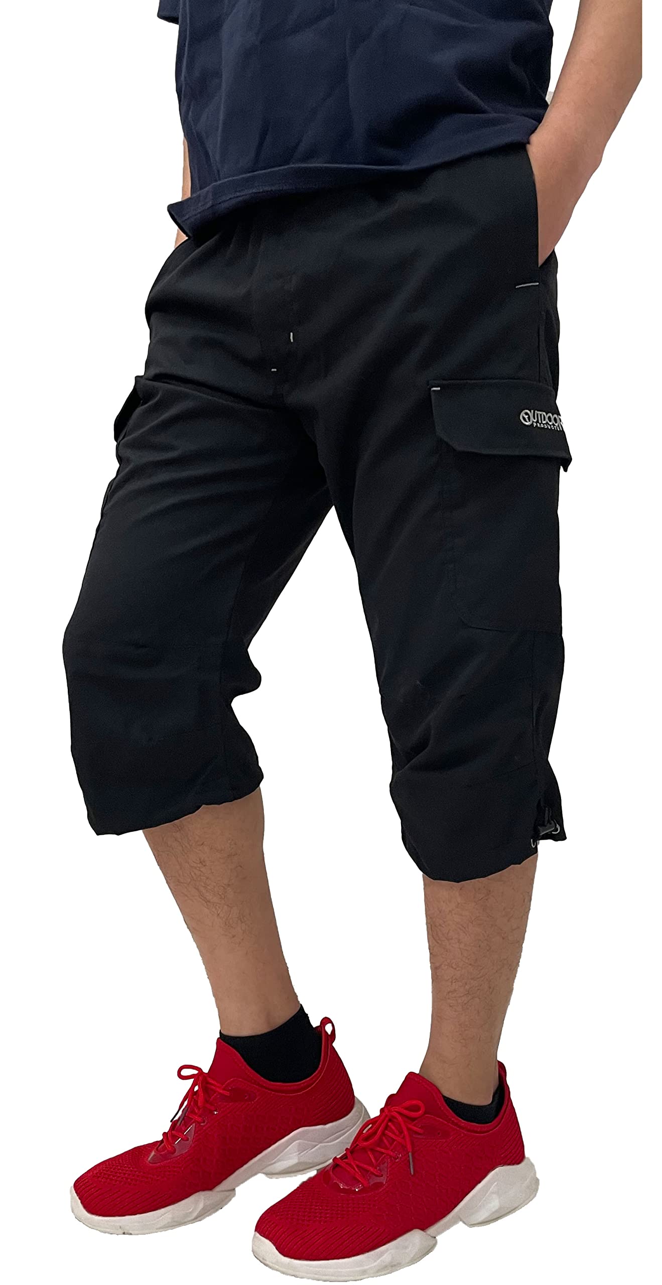 

Мужские брюки карго длиной 3/4 Outdoor Products T/C Weather, размеры M, L, LL, 2L, 3L, 4L (М, Черный)