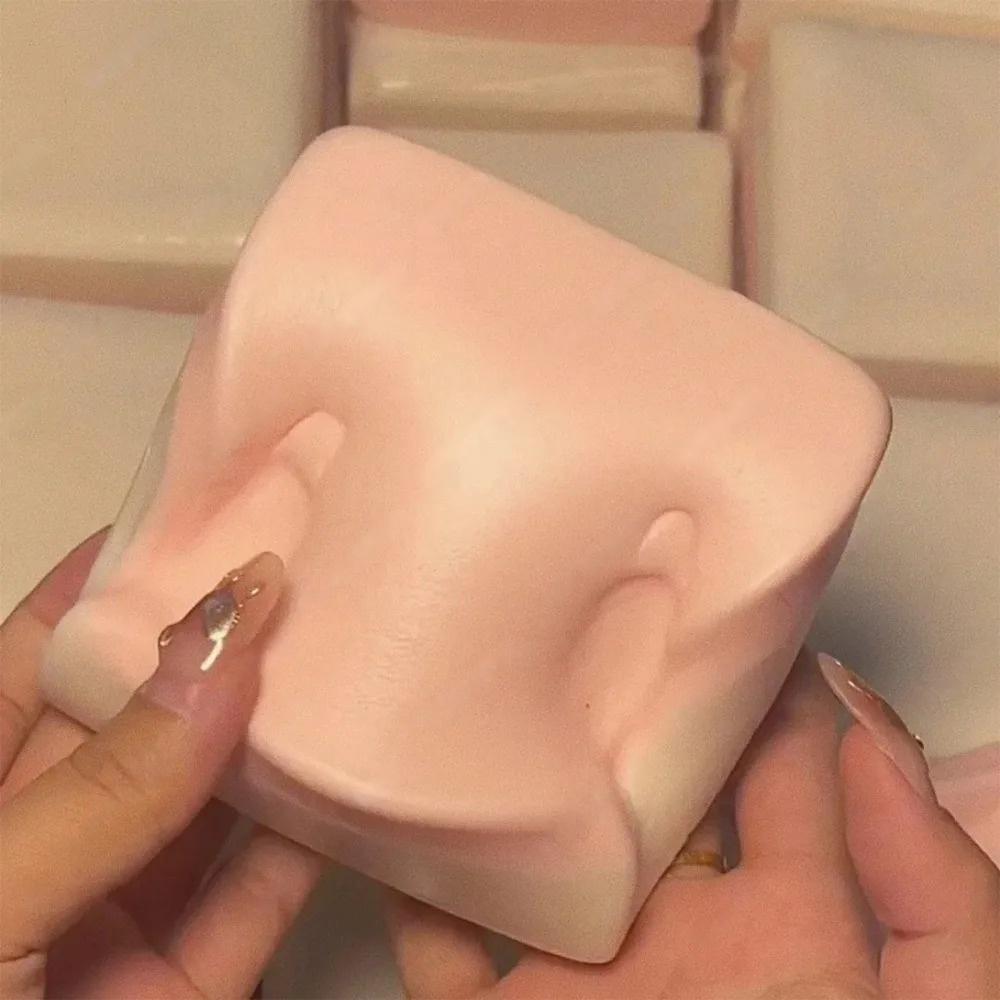 Kids Childrens Squishy Simulated Double-Sided Cake Squeeze Toy Stress Relief Slow Rising Sensory Fidget for Anxiety ADHD Autism Gift Presents for