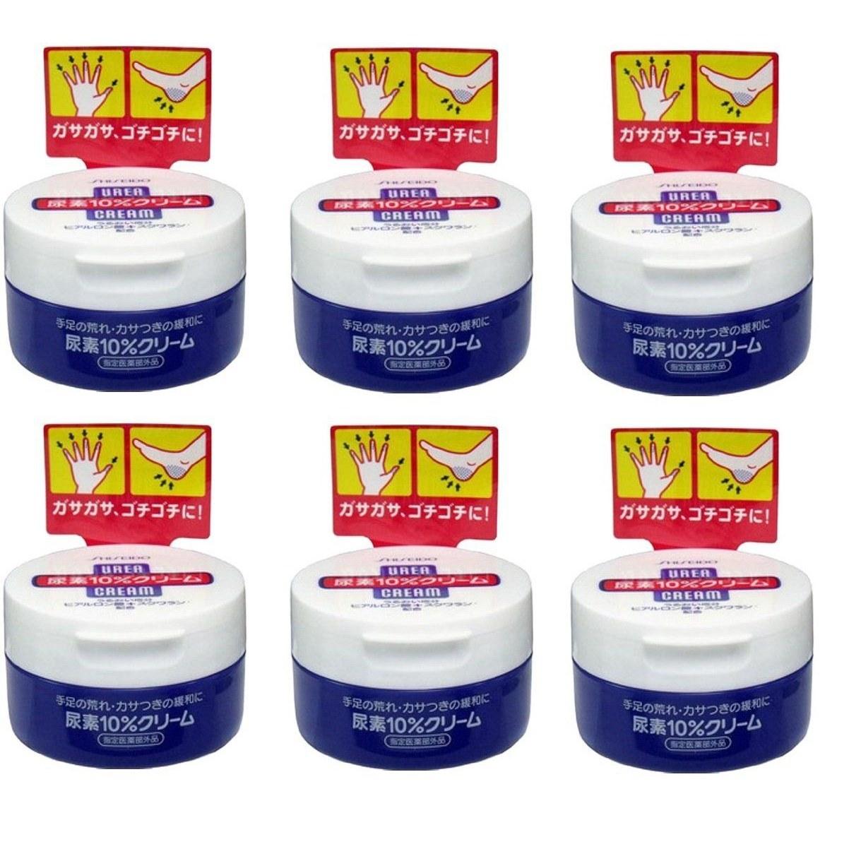 Shiseido Urea 10 Крем в банке 100 г x 6 штук набор
