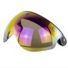 Universal 3-Snap Motorbike Helmet Visor Front Flip Up Wind Shield Len Sunglasses