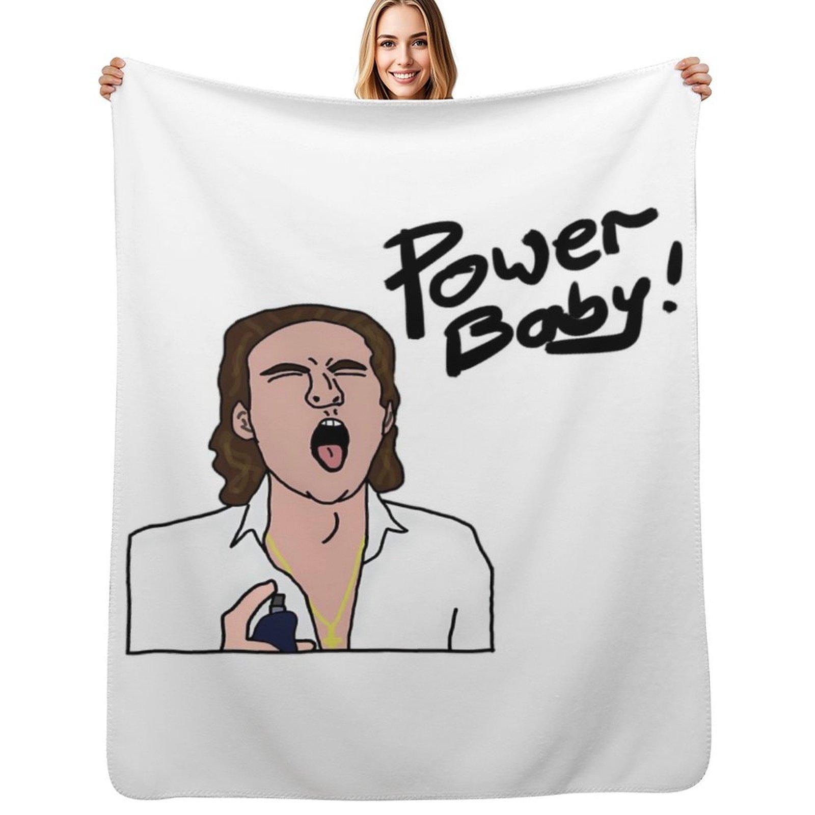 Jeremy Fragrance Power Ba Throw Blanket Warm Cozy Throw Blanket for Living Room Couch Size: 75*100cm, Weight: 230 GSM