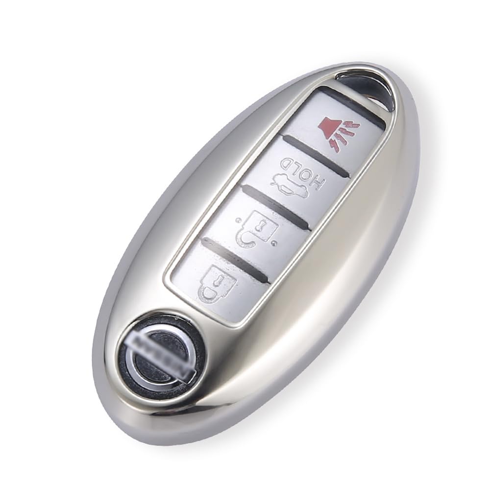 

[Kinotaka] Nissan/Mitsubishi ek Cross EV Car Smart Key Case for New Serena C27 C26 M серебряный