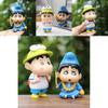 Crayon Shinchan Frog School Pvc Statue Desk Ornament Gift For Fans Special Characters Included