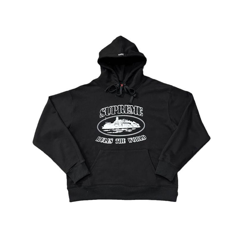 Corteiz Collab Hoodie: Trendy American Brand, Loose High Street Casual Outerwear for Men & Women.