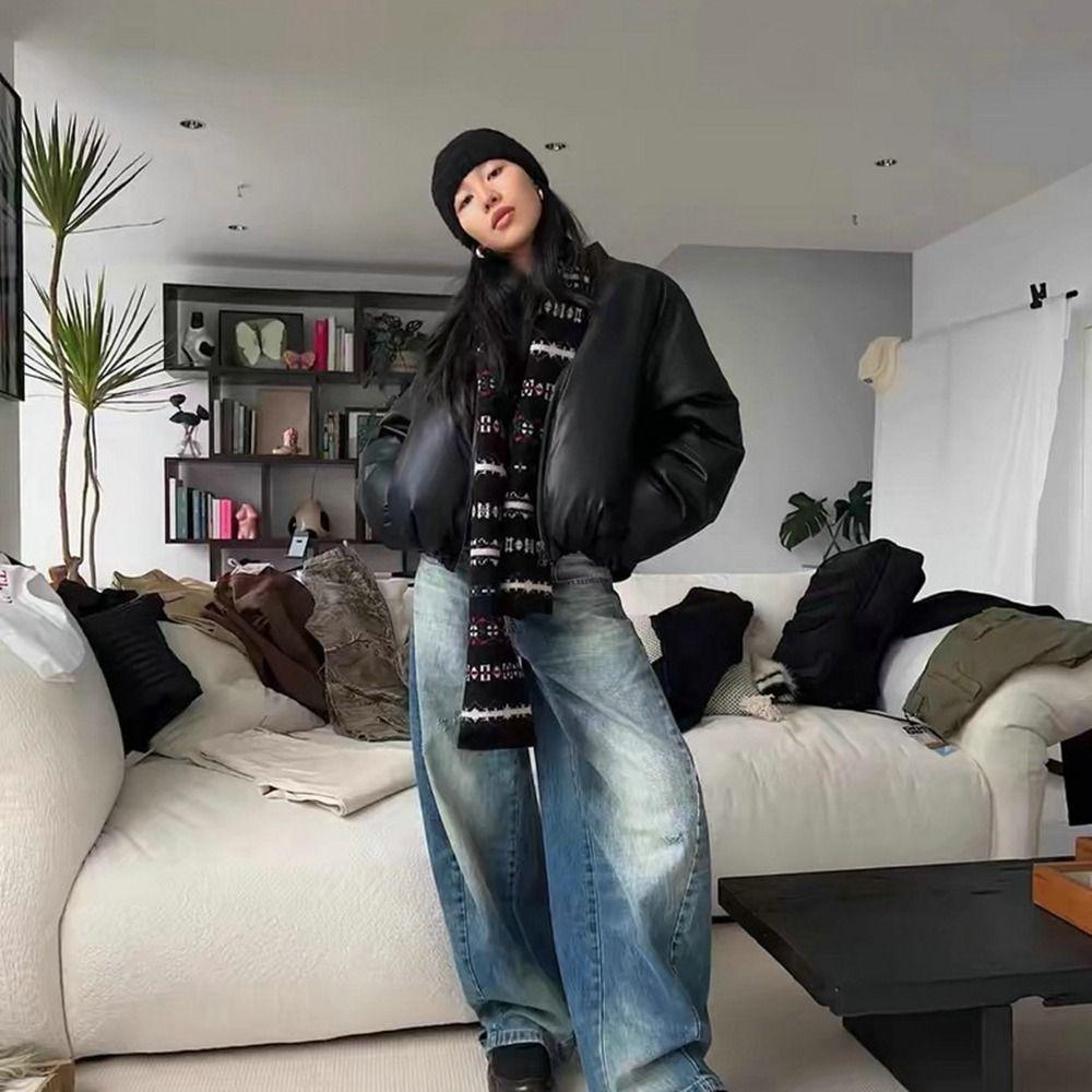 Cashmere Knitted Scarves Printed Wool Shawl Elegant Island Style Jacquard Scarf  Women/Men