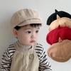 Einfarbige Baby-Barettmütze Kurzer Schirm Jungen Mädchen Kappe Outdoor Kleinkind Kinder Verstellbare Sonnenhüte