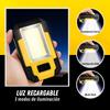 4000mah Light Work 30w Rechargeable Super Bright Cob Flashlight With Magnetic Portable Outdoor Power Bank Camping Emergency Lamp