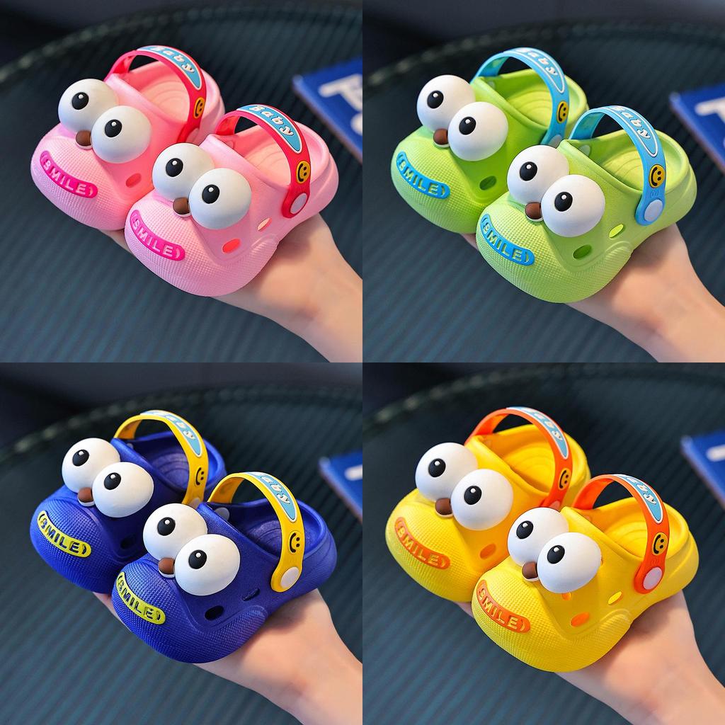 Cartoon Paradise Kids Sandals Summer Non Slip Pvc Beach Shoes For Boys Girls