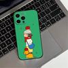 Cute Cartoon Couple  Phone Case For iPhone 17,16,15,14,13,12,11 Plus,Pro Max,XS,Soft Silicone Black Cover