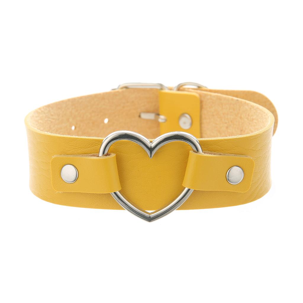 Nuovi Sexy alla Moda Vintage Fascino Gotico Collane a Collare Gioielli Regalo Cuore Gotico in Pelle Harajuku Donna Punk Collana Choker