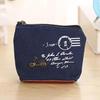 Ladies Canvas Classic Retro Small Change Coin Purse Little Key Car Pouch Money Bag Cheapest Girl's Mini Short Coin Holder Wallet