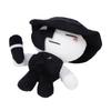 7.9 Inch Artful Plush Soft Stuffed Game Collectible Doll Black White Gaming Character Stuffed Plush Toy