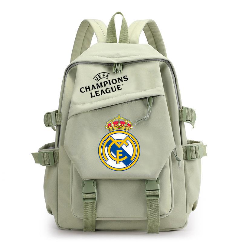 Champions League Schooltas Manchester United Cr7 West Schooltas Oxford Stof Rugzak Barcelona Print Student Rugzak