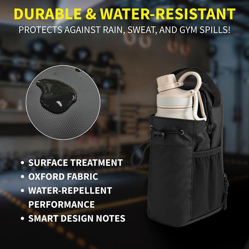 Multifunctional Magnetic Water Bottle Crossbody Bag with Phone and Key Storage