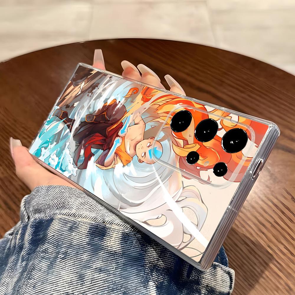 Anime A-avatar Last Airbenders Phone Case For Samsung S26 S25 S24 Ultra S23 Fe S22 S20 S21 Plus Plus 5G Fe Transparent Cover