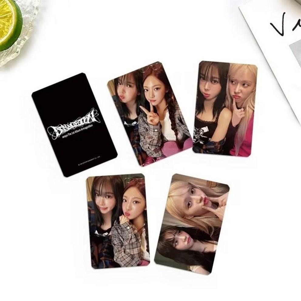 AESPA cp speciální karta skupinová karta album na karty Yu Ji-min Kim Min-jung GISELLE NINGNING zboží fotokarta 8 kusů