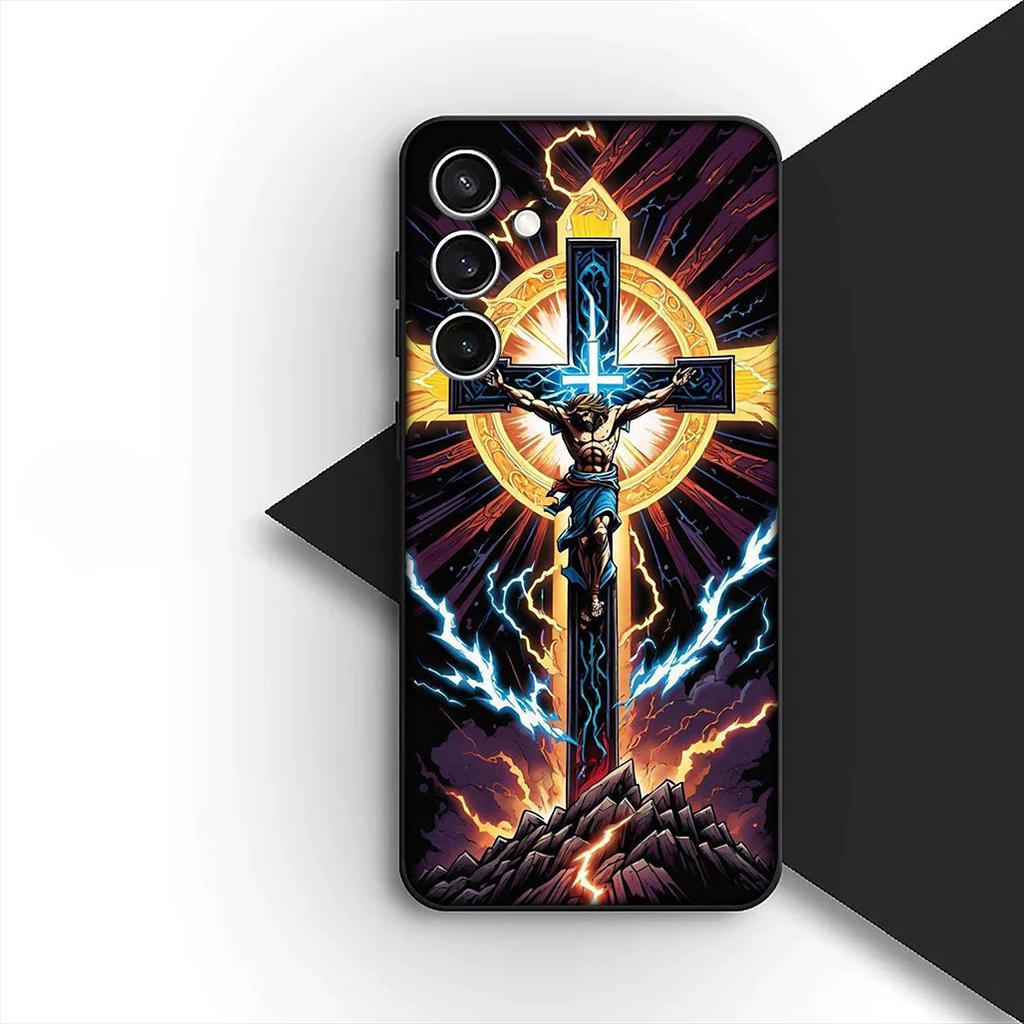 Jesus Christ God Christian Cross Cover for OPPO A80 A40 A18 A16 A17 A15 A38 A78 A79 A54 A57 A58 A60 4G 5G Coque Phone Case