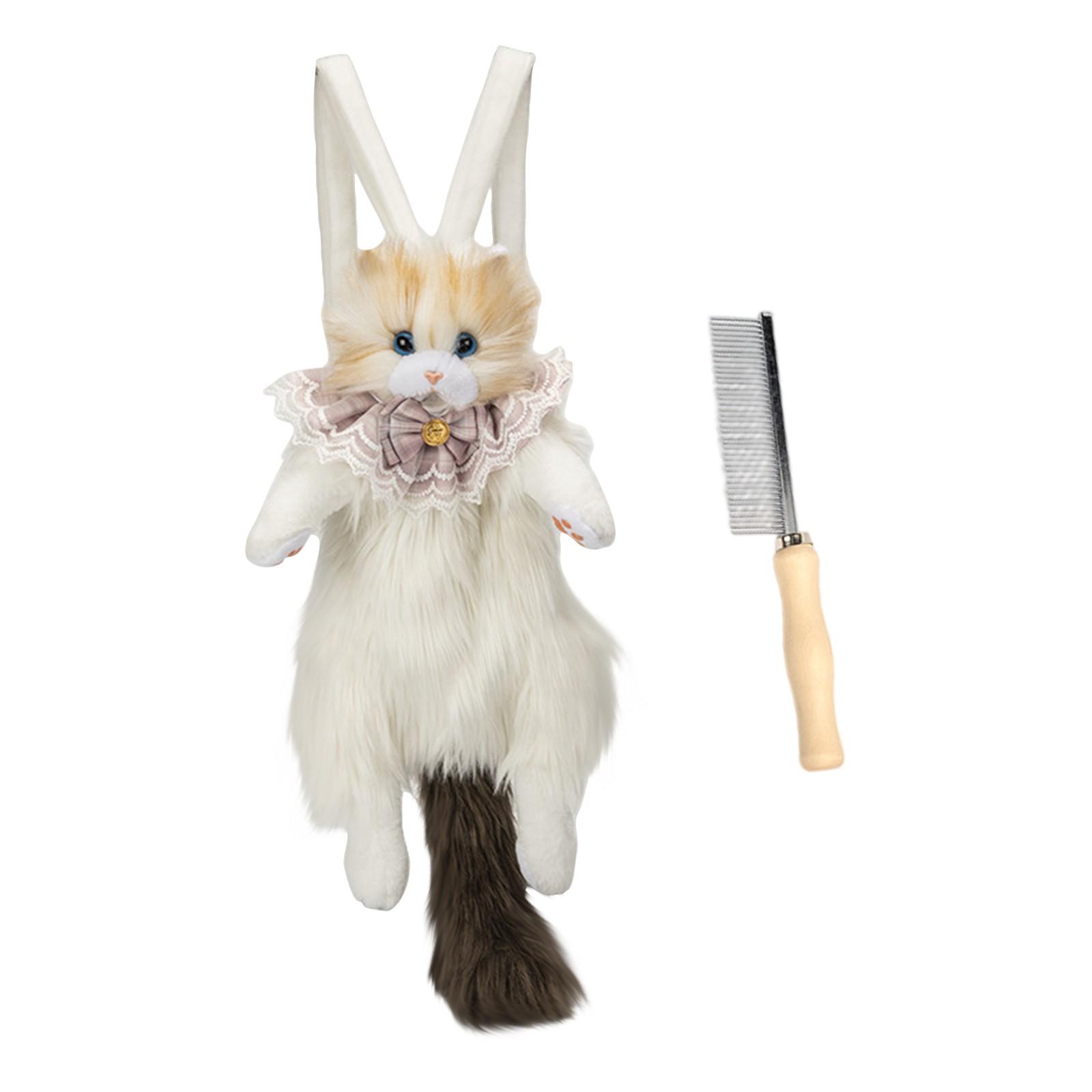 Stuffed Animal Backpack Cute Plush Backpack Toy, Handmade Realistic Shaped Backpack To Accompany Stuffed One Size