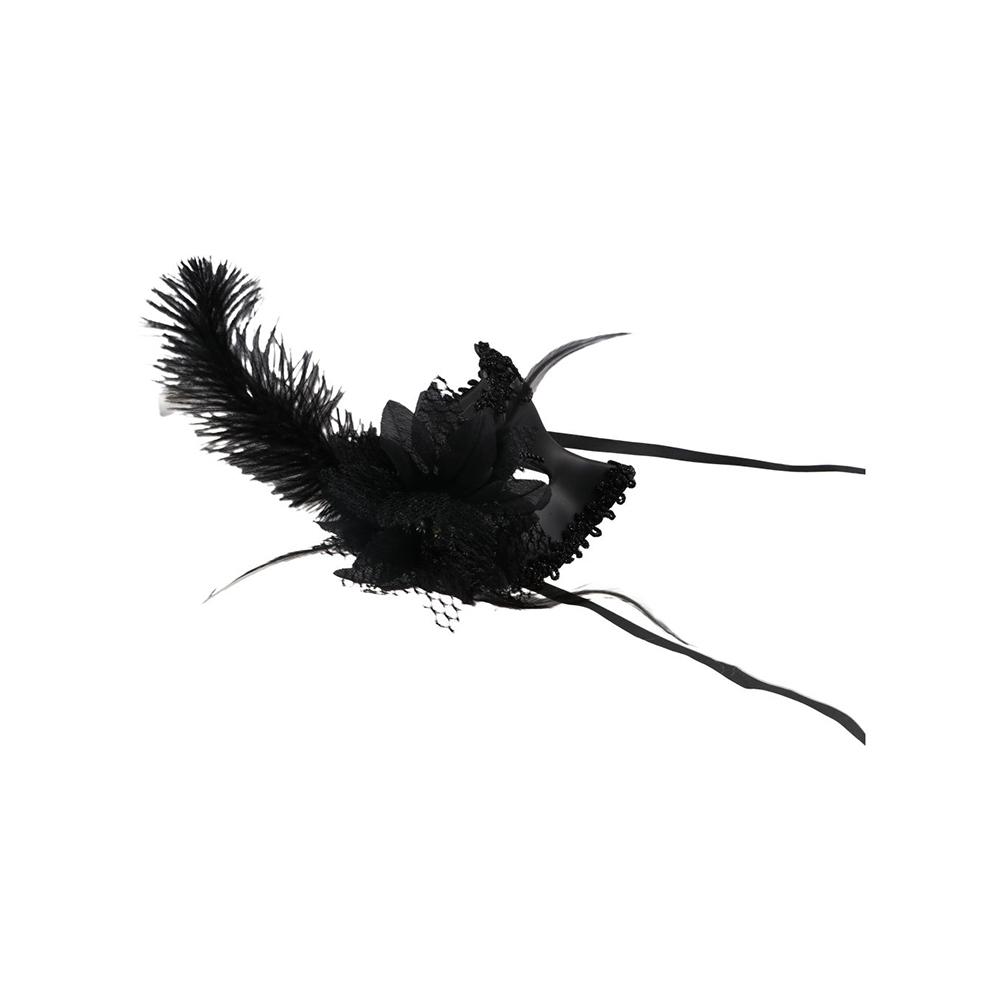 Lace Feather Venetian Mask Flower Masquerade Mask Exquisite Eye Mask Lady