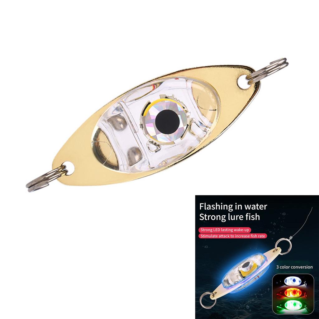 LED Lighted Baits Flasher LED Fishing Lures Underwater Flasher Saltwater Trolling Deep Drop Fishing Lures Fishing Spoons