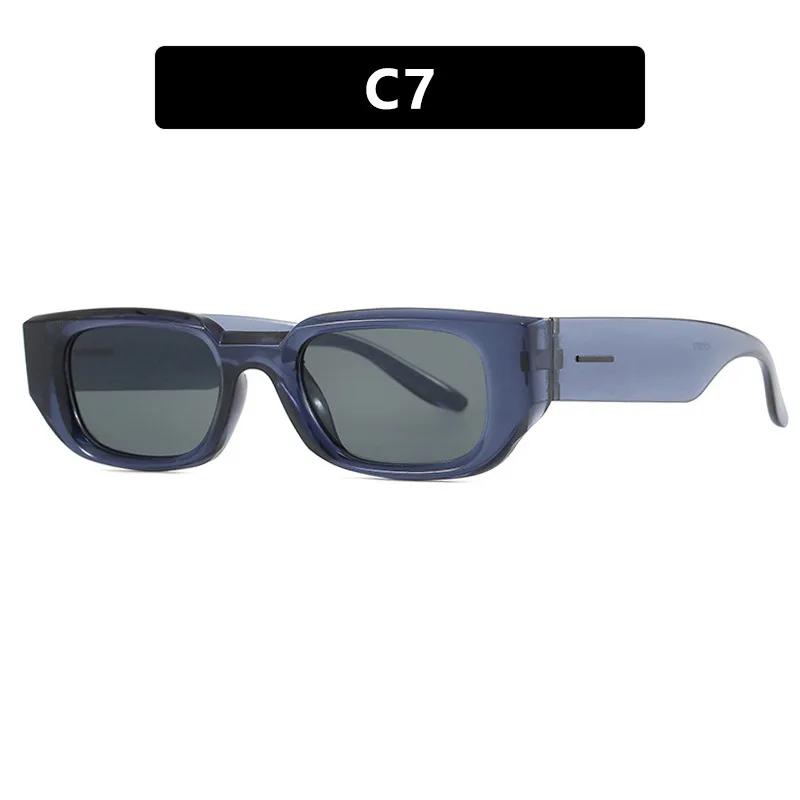 Fashion Square Small Frame Sunglasses Retro Brand Designer Sun Glasses Uv400 Shades Eyewear Men Goggles Trendy Glasses