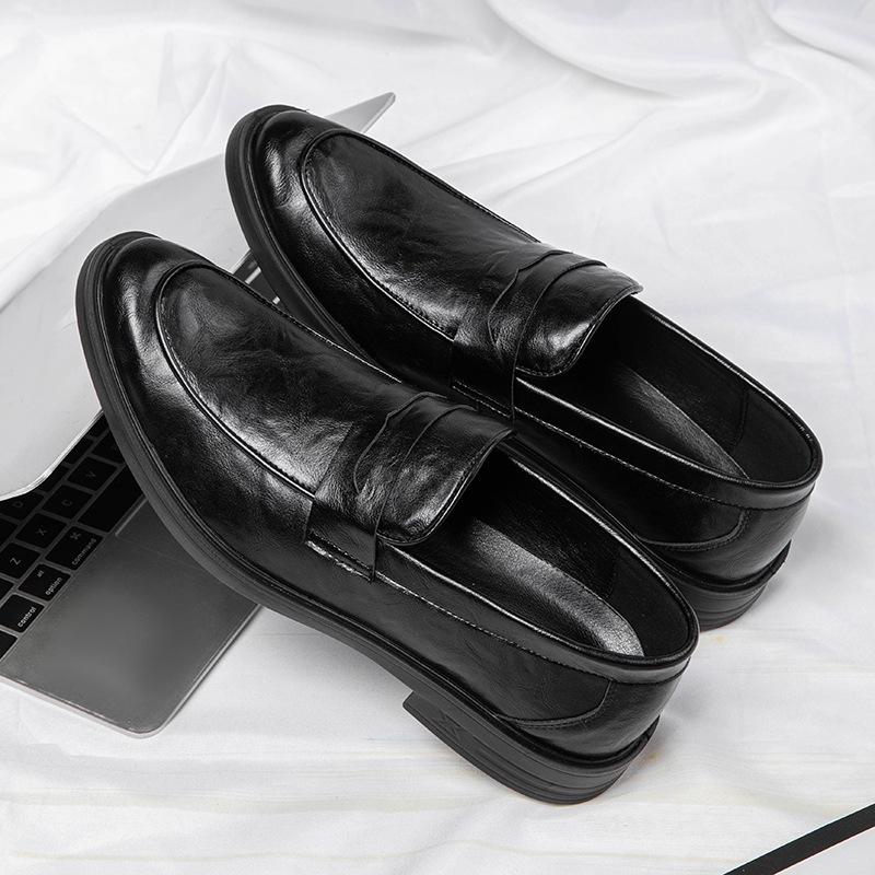 Fashion Men's PU Leather Oxford Shoes Autumn 2025 Slip-Resistant Breathable Comfort for Business Wedding Groom Retro Style luxury shoes