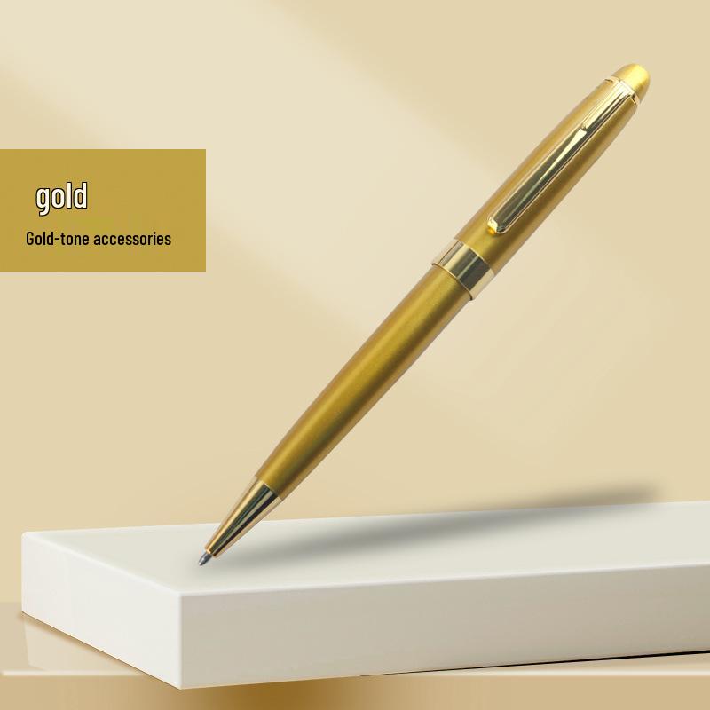 Retro 3D Engraved Metal Ballpoint Pen - Oil-Based Signature & Gift Pen with Rotating Refill Bullet 1.0