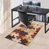 1pc Puzzle Piece Office Chair Mat - Wooden Jigsaw Puzzle Design, Non-Slip Carpet for Desk, Festive Gift, Universal for Home and Office Decorations.P07