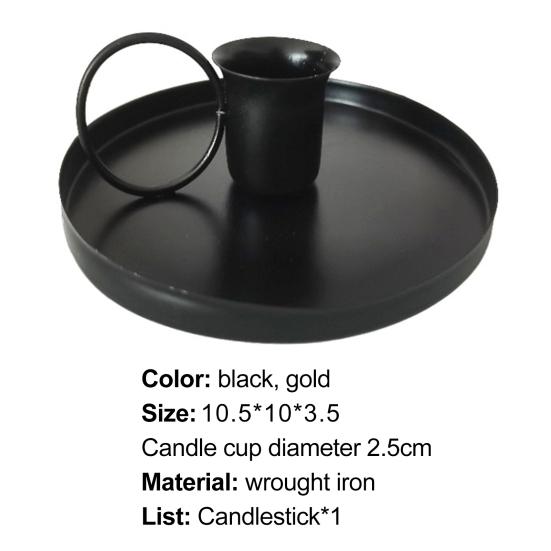 Przechowywanie świec w europejskim stylu Elegancki dwukolorowy świecznik stożkowy na imprezę