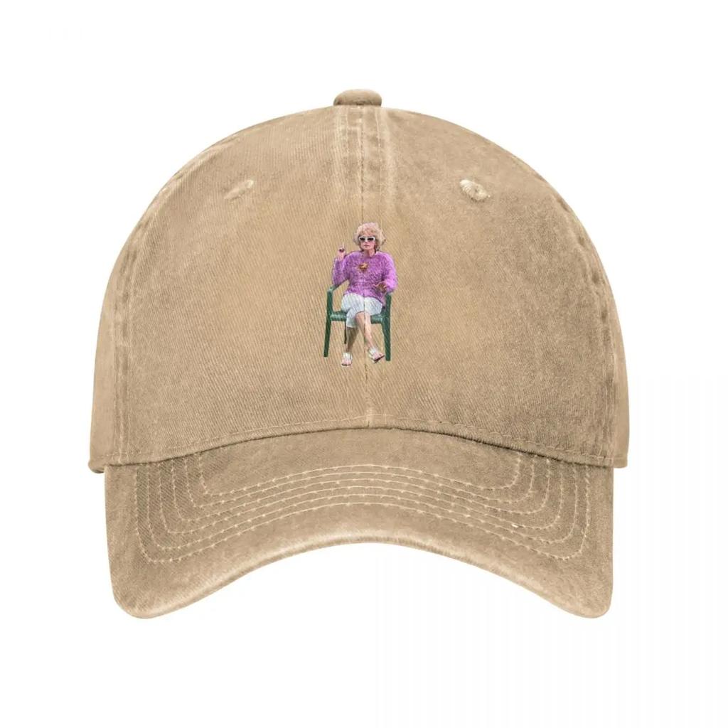 Kath and Kim Kath Having a Smoke Baseball Cap New Hat foam party Hat Beach Outing funny hat Sun Hats For Women Unisexs