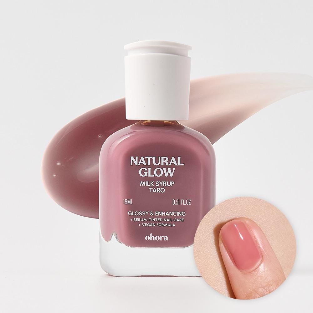 OHORA Întăritor de unghii tip sirop 15ml (10 culori) - Întăritor Profesional pentru Unghii cu Nuanță de Sirop Translucid