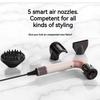 4 Nozzles Professional High Speed Ionic Hair Dryer 4 In 1 Supersonic Handheld Dryer Portable Negative Ion Hair Dryer