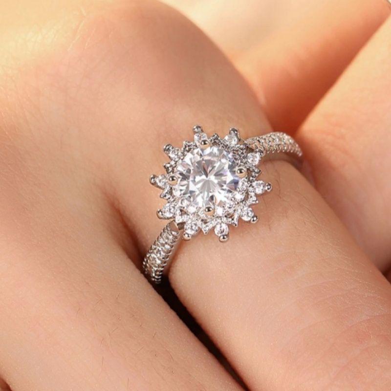 

Корейская мода регулируемые шестигранные имитация бриллиантовых парных колец для женщин и мужчин Adjustable Opening