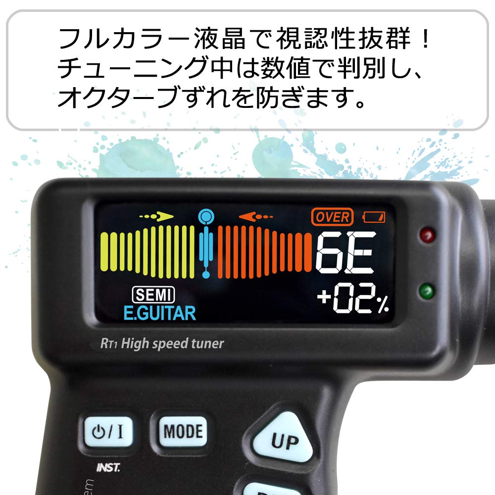Revol effects Revol effects electric tuner High Speed Automatic Tuning System RT1 guitar and (for ukulele)