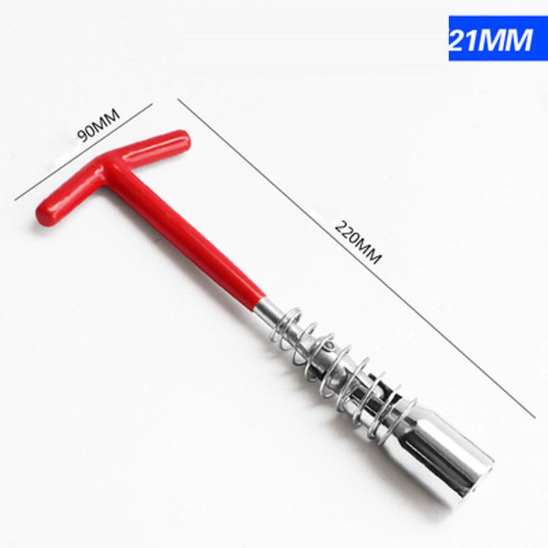 14 16 21mm T Shape Spark Plug Socket Wrench Drive Universal Joint Automotive Car Motorcycle Spark Plugs Removal Tool