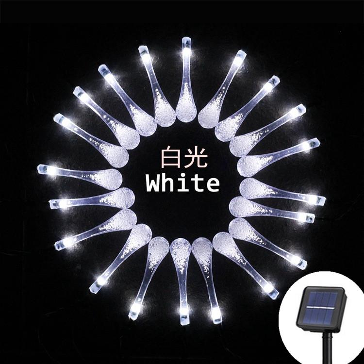 Water Droplets Solar String Lights 12m 100led Waterproof Outdoor Decoration Garland Fariy Lights Christmas Wedding Party Garden