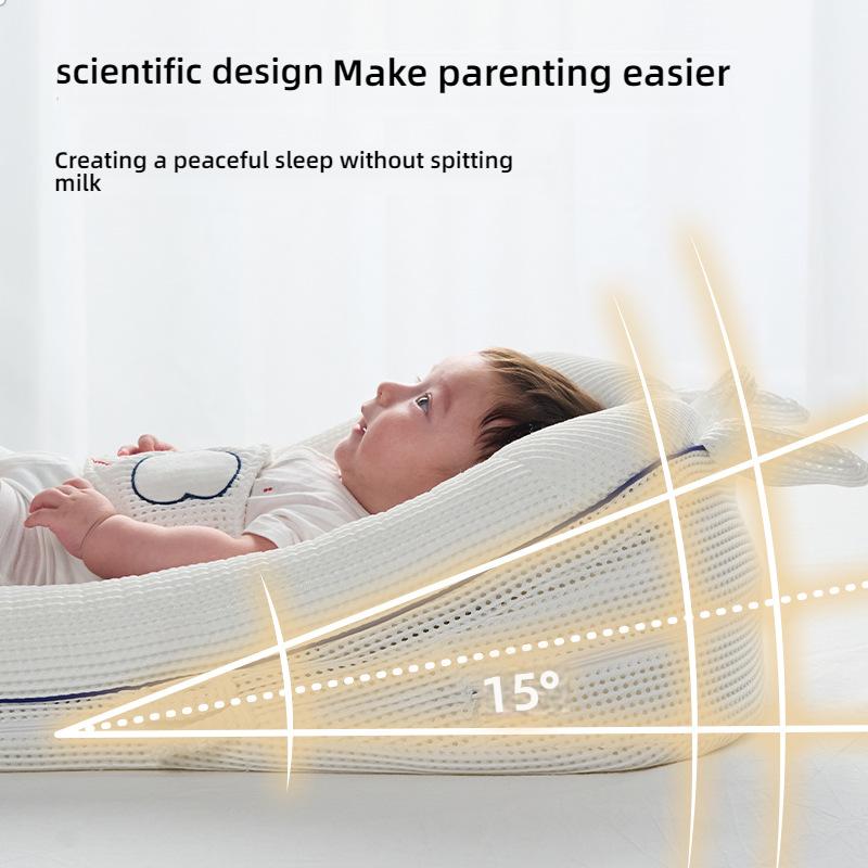 Anti-vomiting Nursing Pads Slope Mat Newborn Spill-proof Choking Milk Bed Middle Bed