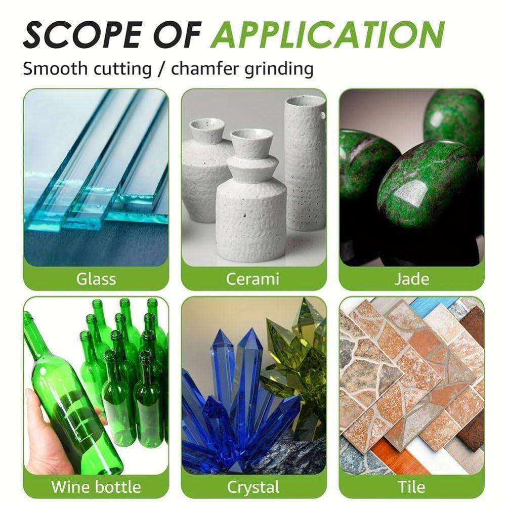 Steel Glass Cutting Disc Circular Polishing Cutting Blade Glass Cutting Blade 100mm Diameter Rock Slab Grinding Disc for Marble