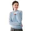 Women's Cashmere Double-Ply Thick Knit Sweater - Half-High Neck, Drop Shoulder, Versatile Solid Color, Autumn/Winter Warm Base Layer