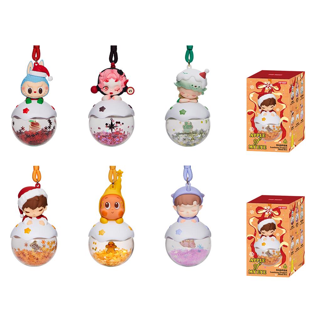 POP MART Your Most Precious Collection Glow In The Dark Pendant Mystery Boxes Single Mystery Box/Full Box 6 Pcs PPMT-2511-0022