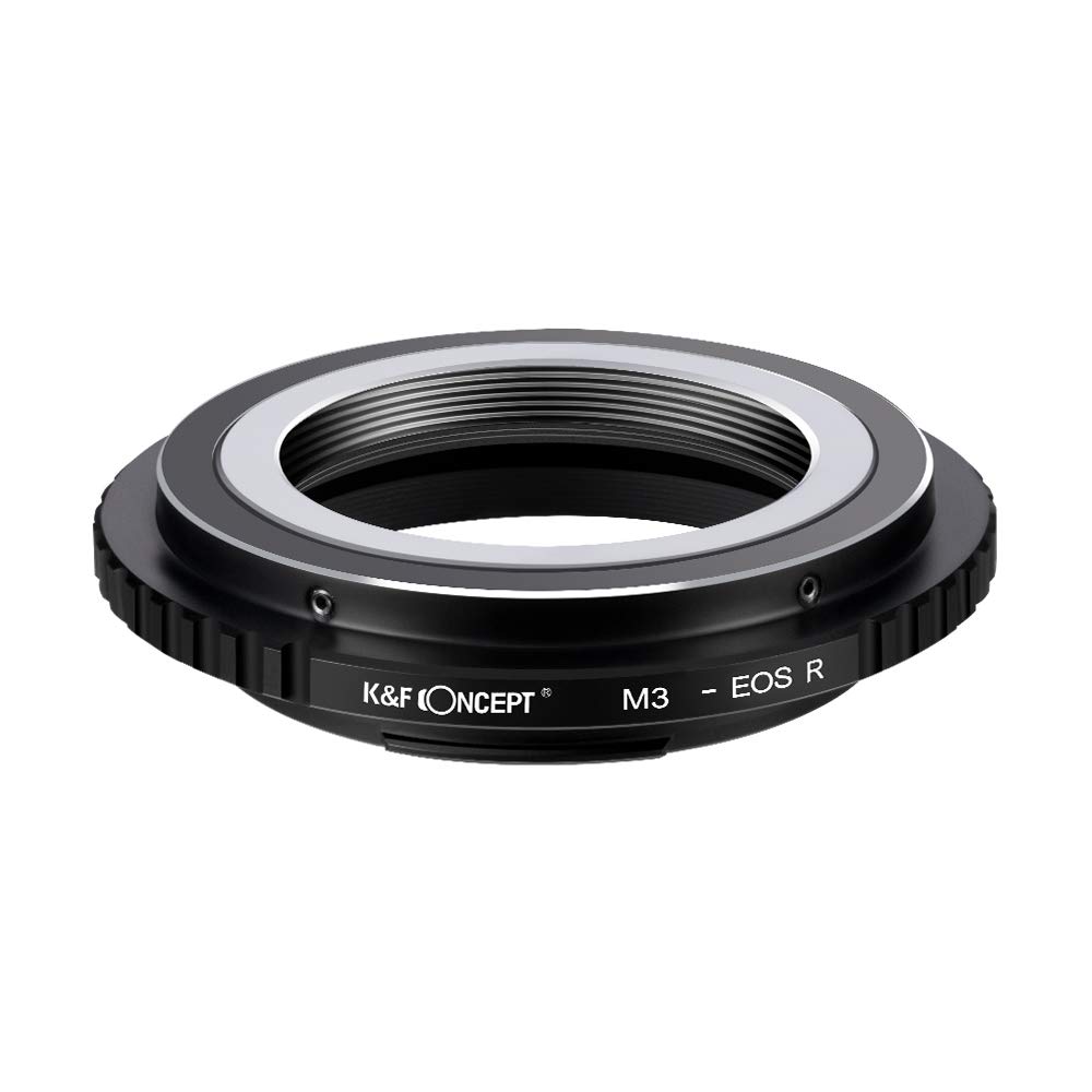 CONCEPT Mount Adapter for Leica M39 Lenses to Canon EOS R Leica Compatible L39 Lenses to Canon RF Lenses for Infinity Focus K&F Cameras,