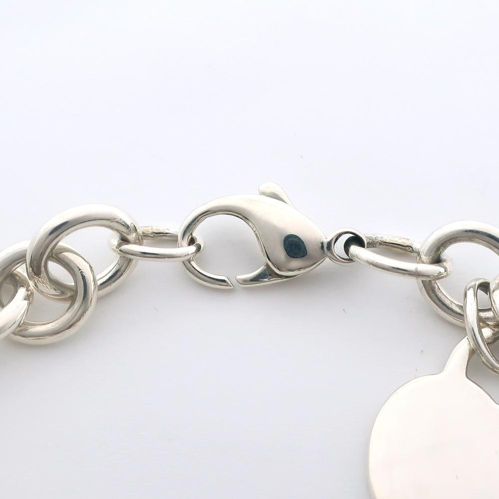 TIFFANY&Co. Return To TIFFANY & Co. Bracelet Heart Silver925 29.8g Women Used