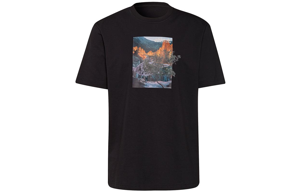 Adidas Originals Drop Shoulder Sleeve T Shirt Unisex Black H09063 XS