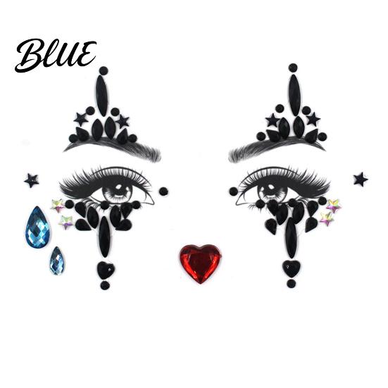 Medical Grade Skin Jewels Face Gems Makeup Temporary Tattoo Sticker  Faux Crystal Jewelry Cosplay Glitter Stones Rhinestone Teardrop Eyeliner