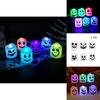 Ghost Halloween Led Candle Lamp With Multicolor Lighting For Spooky Events