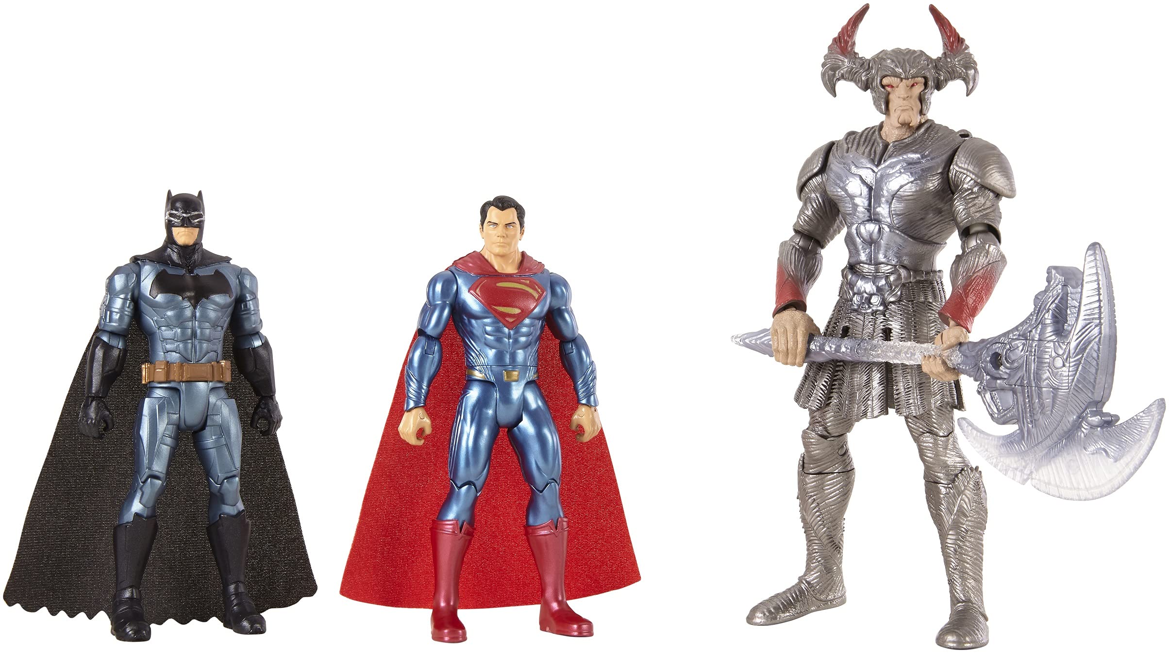 Mattel Justice League Superman Batman Steppenwolf 3-Pack