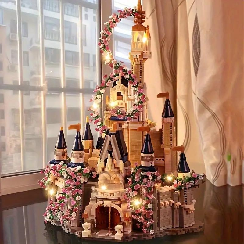 Sakura Manor 4750-Piece Building Block Set - Ideal Gift For Christmas, Valentine'S Day, New Year'S And Halloween | Durable Abs Material