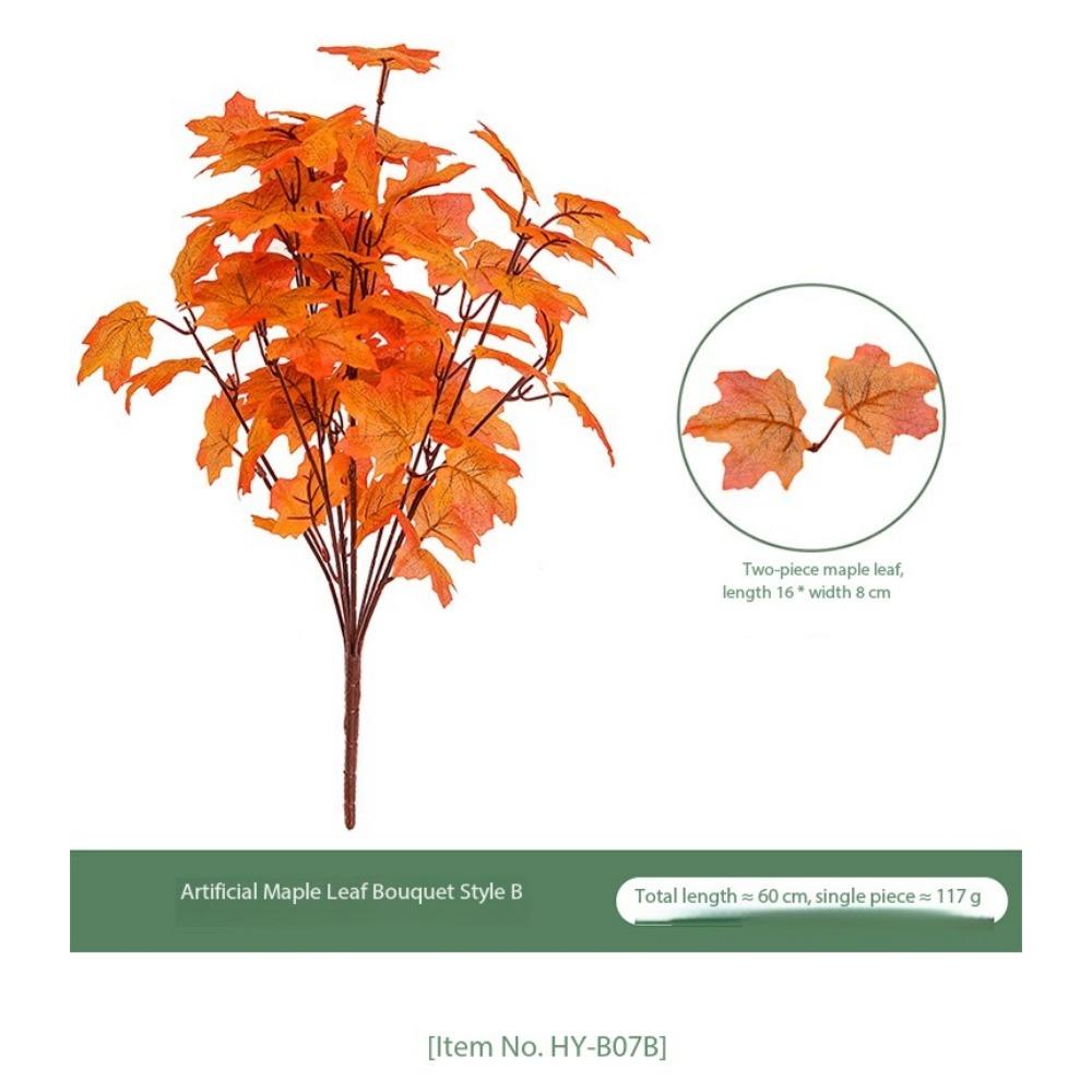 24 Inch Wholesale Artificial Withered Maple Branches Dry Branches for Scenic Design Bulk Order Factory Direct Ready Stock