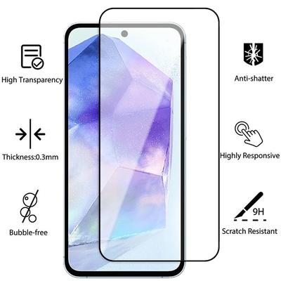 A05S A05 A15 A25 A35 A55 Full Cover Tempered Glass For Samsung Galaxy A05 A05S A15 A25 A35 A55 5G 4G Screen Protector Phone Film