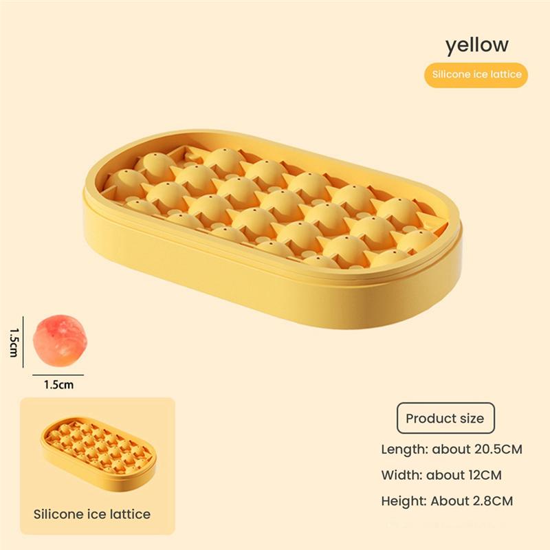 

BHBL Type Ice-Cube Round Makers Ice HockeyS Mold Quick-Freeze Mini Ice Ball Party Kitchen Ice Box Tray Silicone China Mainland